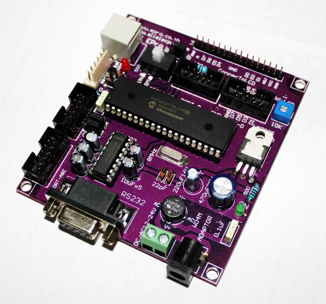 บอร์ด dsPIC สำหรับ Microcontroller เบอร์ dsPIC30F2010 และ dsPIC30F4011 (EProdsPIC20F2010 และ EProdsPIC40F4011)