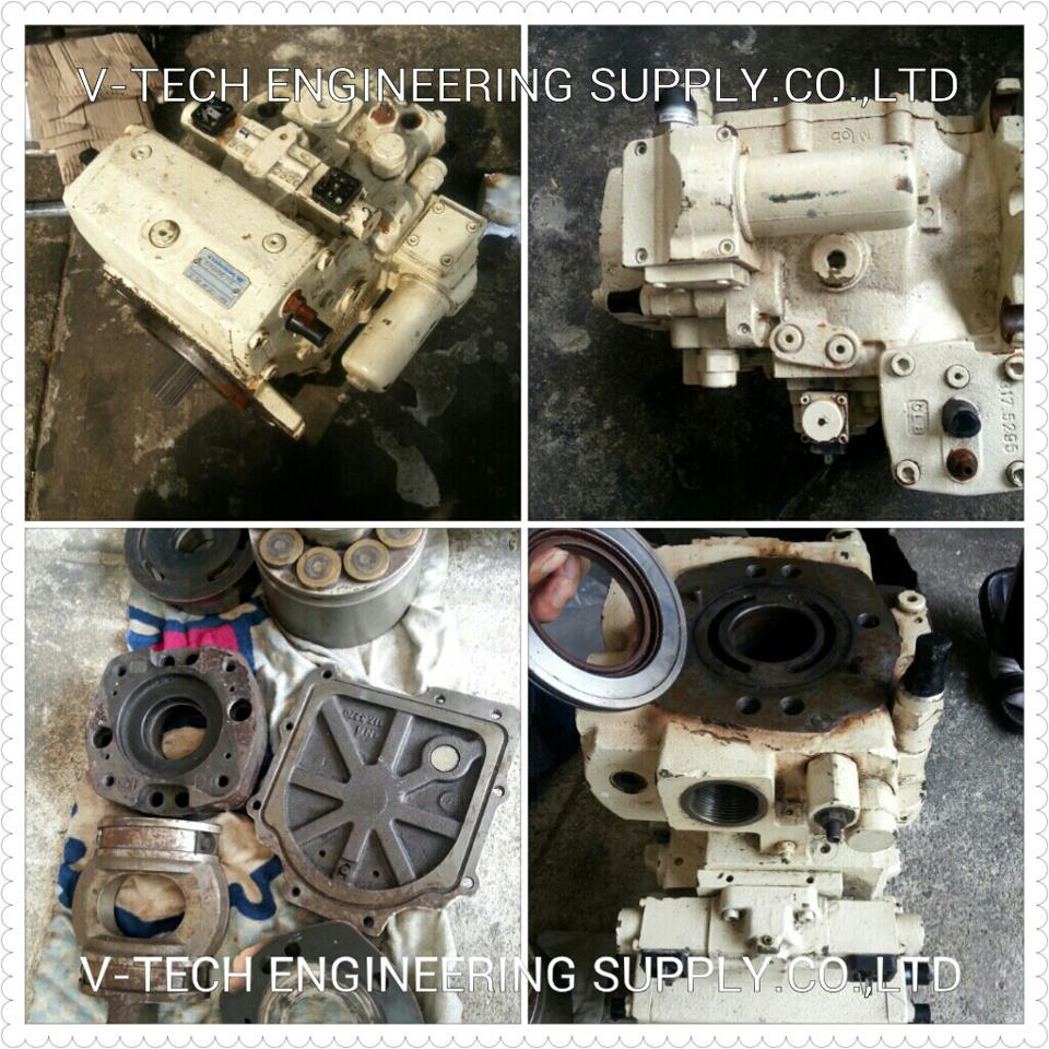 รับซ่อม ปั้ม (Hydraulic Pump)  มอเตอร์ 5 ดาว (Radail Piston Motor) และจำหน่ายอะไหล่ไส้ปั้ม (Rotary group and Cartidge Kit)
