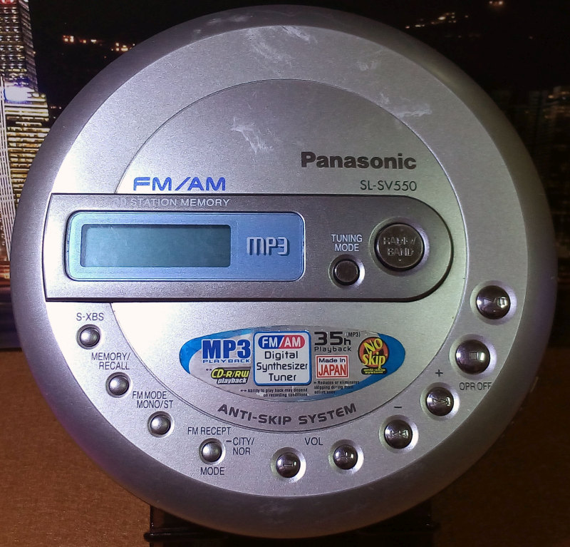 CD Walkman Panasonic SL-SV550 มือสอง